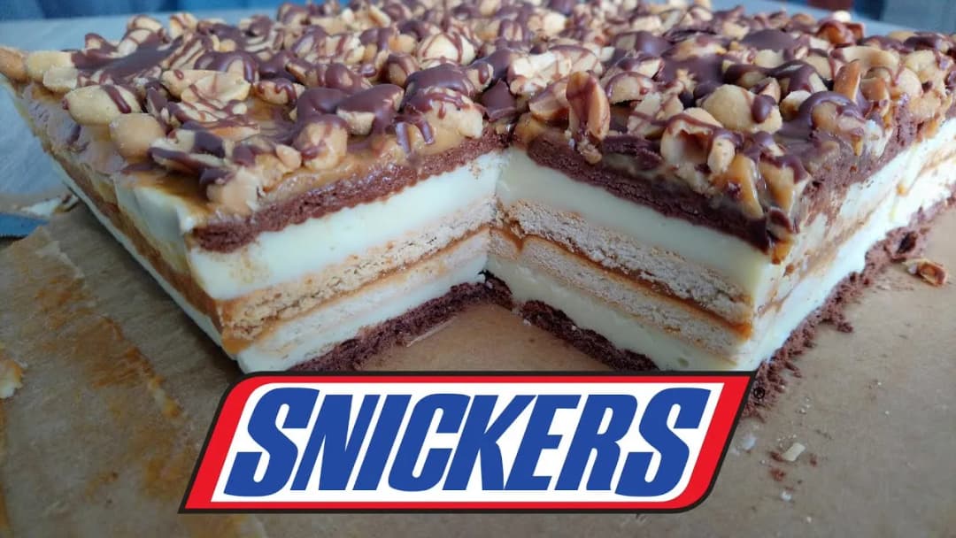 Prosty przepis na ciasto snikers z Przepisy Joli – bez pieczenia!